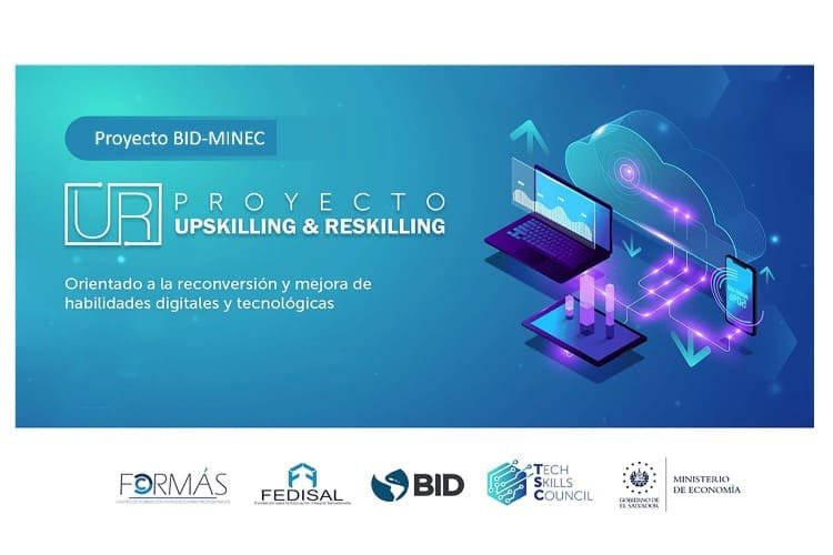 Imagen del proyecto Upskilling & Reskilling impulsado por el BID y el Ministerio de Economía en colaboración con FORMÁS